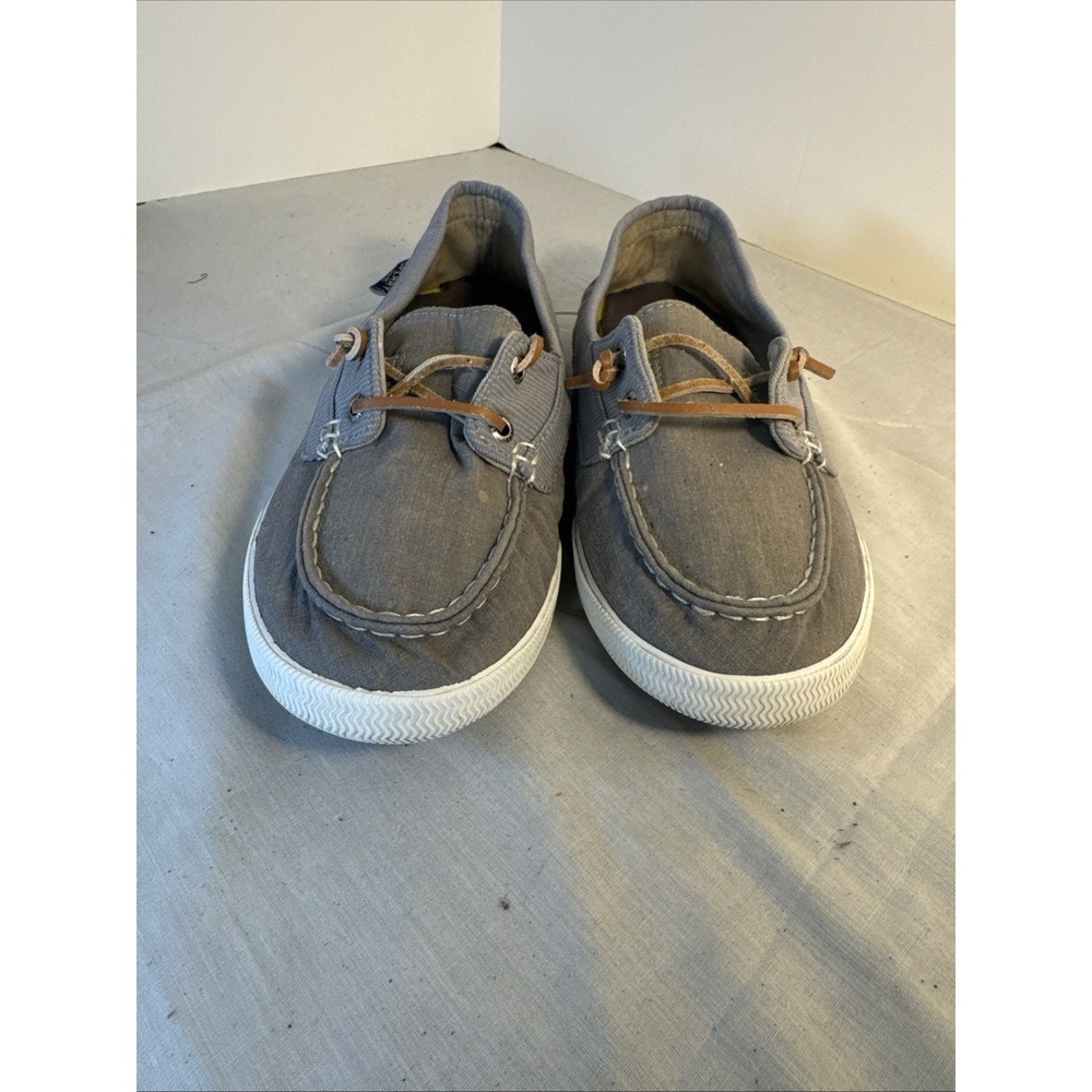 Sperry Grey Women's Lounge Away Boat Shoes Sneakers Size 8 STS 80687